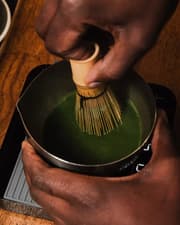 A cup of pure matcha